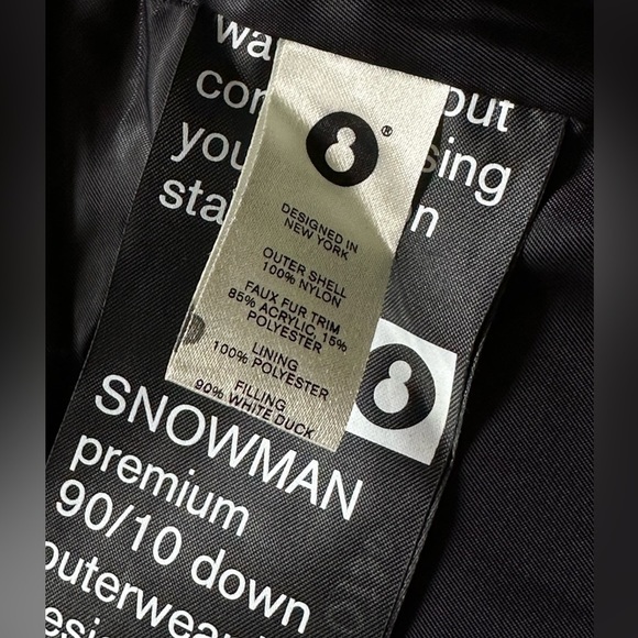 SNOWMAN NEW YORK GRACEFUL DUCK DOWN COAT- RARE - Picture 13 of 15